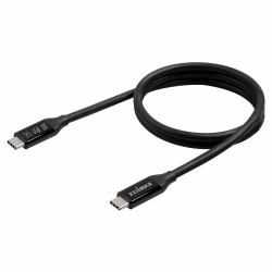 Edimax UC4 1 m 40 Gbit/s Black (USB4/Thunderbolt3 Cable, 40G, - 1meter, Type C to Type C - Warranty: 12M)