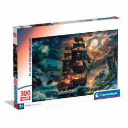 Clementoni Supercolor 21738 puzzle Jigsaw puzzle 300 pc[s] Ships (300 pcs Pirates Of The Haunted Seas)