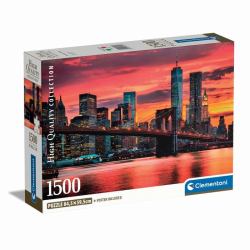 Clementoni High Quality Collection East River at Dusk Jigsaw puzzle 1500 pc[s] Landscape (Compact)