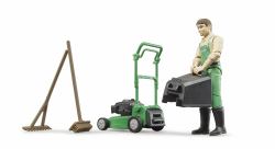 BRUDER 62103 toy playset (BRUDER bworld gardener with lawn mower)