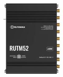 Teltonika RUTM52 wireless router Gigabit Ethernet Dual-band [2.4 GHz / 5 GHz] 5G Black 