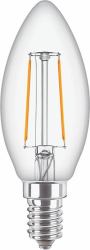 Philips CorePro LED 37757800 LED bulb Warm white 2700 K 2 W E14 (Corepro Led 37757800 Led Bulb - Warm White 2700 K 2 W E14 - Warranty: 12M)
