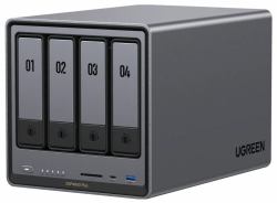 Ugreen NASync DXP4800 Plus NAS Desktop Intel® Pentium® Gold 8505 8 GB DDR5 0 TB UGOS Pro (UGREEN NASync DXP4800 Plus NAS System)