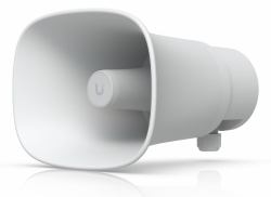 Ubiquiti UP-AI-Horn-Speaker-W 1-way White Wired (All-weather PoE 120 dB horn - speaker with advanced AI - alert functionality and versatile wall, corner, and pole mounting options. - Warranty: 24M)