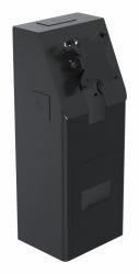 Ergonomic Solutions SpacePole Kiosk SpacePole Mini Kiosk Wall Mounted (Wall mounted Self Service - Kiosk -BLACK- - Warranty: 60M)