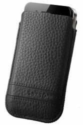Samsonite Slim Classic Leather mobile phone case Pull case Black 