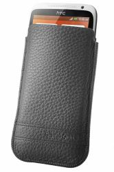 Samsonite Slim Classic Leather mobile phone case Pull case Grey 
