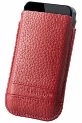 Samsonite Slim Classic Leather mobile phone case Pull case Red 