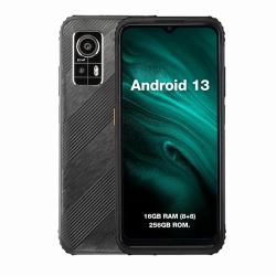 AGM H6 16.7 cm [6.56"] Hybrid Dual SIM Android 13 4G USB Type-C 8 GB 256 GB 4900 mAh Black 