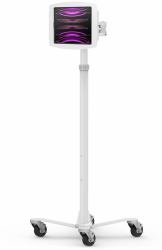 Compulocks iPad Pro 12.9" [3-6th Gen] Space Enclosure Medical Rolling Cart Extended White (iPad Pro 12.9" [3-6th Gen] - Space Enclosure Medical - Rolling Cart Extended White - Warranty: 24M)