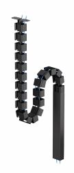 Neomounts ADS06-133BL Cable spine - screw-mounted - universal (Neomounts ADS06-133BL Cable spine - modular vertebrae - screw-mounted - magnetic cable cover - universal - black [5Years warranty])