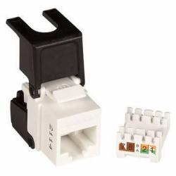 Lanview LVN128143 keystone module (PRO Cat6 Unshielded flip jack - keystone - Warranty: 60M)