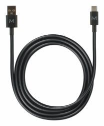Mobilis 020013 USB cable 1 m USB A USB C 0.48 Gbit/s 10 W Black 