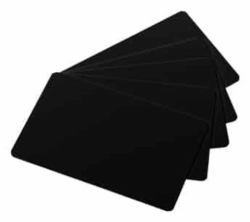 Evolis C5201 blank plastic card (PVC BLANK REWRITABLE CARDS - [BLACK] - 30 MIL - 1 pack of - 100 cards)