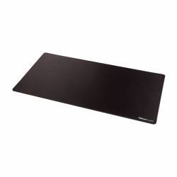 Fellowes Computer Desk Mat with Non-Slip Base Breyta Desk Mat with Antibacterial Protection Black (Breyta Desk Mat - Black)