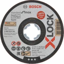 Bosch 2 608 619 261 angle grinder accessory Cutting disc (Bosch X-LOCK Standard for Inox, 115 x)