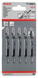 Bosch 2 608 630 310 jigsaw/scroll saw/reciprocating saw blade Jigsaw blade High carbon steel [HCS] 5 pc[s] (Bosch 2 608 630 310 stiksav, rullesav)