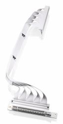 PCI-E 4.0 Dual 90 Degree Riser Cable 400mm Snow