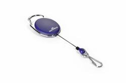 Durable 832707 badge holder accessory Badge reel Blue 1 pc[s] (Durable STYLE Snap Hook Badge Reel Blue)