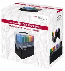 Tombow ABT-108C marker 107 pc[s] Brush/Fine tip Multicolour (Tombow ABT-108C speedmarker 107 stk Pe)
