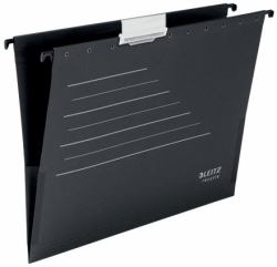 Leitz 19220095 hanging folder A4 Cardboard Black (Leitz 19220095 hÃ¦ngemappe A4 Pap Sort)