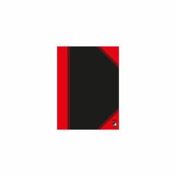 Bantex 100302825 writing notebook A6 96 sheets Black, Red (Bantex 100302825 blok og notesblok A6)