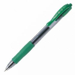 Pilot G2 Fine Retractable gel pen Green (Pilot G2 OptrÃ¦kkelig gel pen Fin GrÃ¸n)
