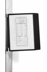 Durable VARIO document display carousel Wall Portrait A4 (Durable VARIO Magnet Wall 10 A4 Black)