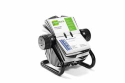 Durable VISIFIX business card file 200 pockets (Durable VISIFIX Rotary File Black)