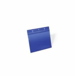 Durable 175407 label holder 50 pc[s] (Durable Wire Hanger Pocket A4 Blue [50])
