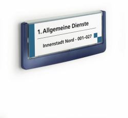 Durable 4860-07 Blue (Durable CLICK SIGN 149x52.5 mm)