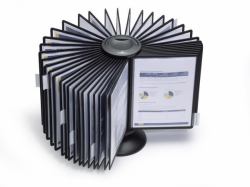 Durable 5633-01 document display carousel Desk Portrait A4 (Durable SHERPA CAROUSEL TABLE 40 Black)