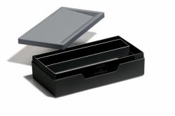Durable Varicolor desk drawer organizer Plastic, Rubber Charcoal (Durable VARICOLOR JOB CASE Charcoal)