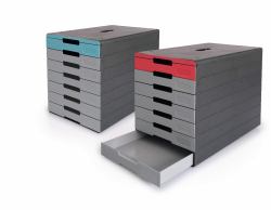 Durable IDEALBOX PRO 7 Plastic Blue, Red (Durable IDEALBOX ECO 7 Drawer Box | Blue)