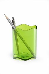 Durable TREND pen/pencil holder Green (Durable Trend Pen Cup Clear Green)