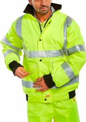 Beeswift Super Bomber Jacket Saturn Yellow M