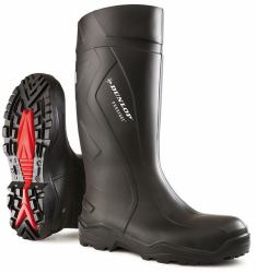 Dunlop PUROFORT+ WELLINGTON 1 PAIR BLK 14 (Dunlop Purofort+ Full Safety Wellington Black 14)