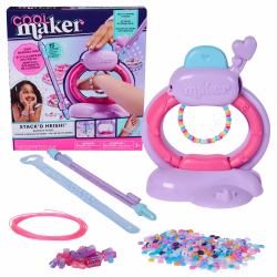 Cool Maker Stack'd Heishi Studio Bracelet Making Kit with Easy Beading Pen & over 1200 Beads, Makes 15 Bracelets, Arts and Crafts Toys for Girls Ages 7 and Up (Cool Maker CLM ACK Stackd Heishi Brace)
