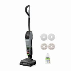 Bissell SpinWave + Vac Pet Pro Stick vacuum Battery Dry&wet Cyclonic Dust bag 0.4 L Black, Grey (BISSELL SpinWave VAC PET Pro)