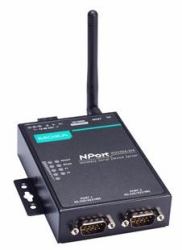 Moxa Device server, 1 Ethernet Port, 2 Serial Port, RS232, RS422, RS485 Interface, 921.6kbps Baud Rate (NPORT W2250A-W4-EU - Warranty: 60M)