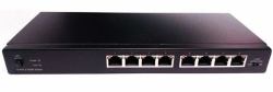 Longshine LCS-2.5GS7108 network switch Unmanaged Gigabit Ethernet [10/100/1000] Black 