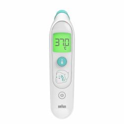 Braun BST200WE Remote sensing thermometer White Forehead Buttons (Braun BST200WE Termometer med fjernreg)
