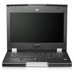 HPE 469536-081 rack console 43.2 cm [17"] 1440 x 900 pixels Silver (TFT7600 Rackmount Keyboard - Monitor DEN - Warranty: 12M)