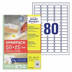 Avery L4732REV-65 printer label White Self-adhesive printer label 