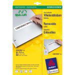 Avery Removable Labels 96 x 16,9mm [25] 