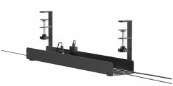 Neomounts ADS07-121BL Cable tray - clamp-on design - universal (Neomounts - Cable management tray - clamp-on design, universal - desk mountable - black)