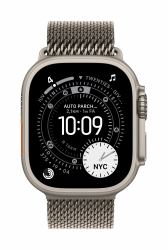 Apple MGHP4ZM/A smart wearable accessory Band Natural Titanium (*49MM NT MILANESE LOOP - MEDIUM)
