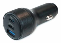 Mobilis 020018 mobile device charger Smartphone, Tablet Black Cigar lighter Auto (ENERGY CHARGER - 95W CAR - CHARGER - 2 USB C + 1 USB A - SO)