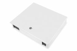 Digitus Fiber optic wall-mounted housing, singlemode, assembled, 24 x LC DX adapter and pigtail (FO WALL MOUNT UNIT 24 X LC DX - MEDIUM SINGLEMODE SPLICE READY)