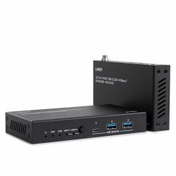 Lindy 100m Cat.6A 2 Host USB 3.2 Gen 1 HDBaseT Extender (100m Cat.6A 2 Host USB 3.2 - Gen 1 HDBaseT Extender)
